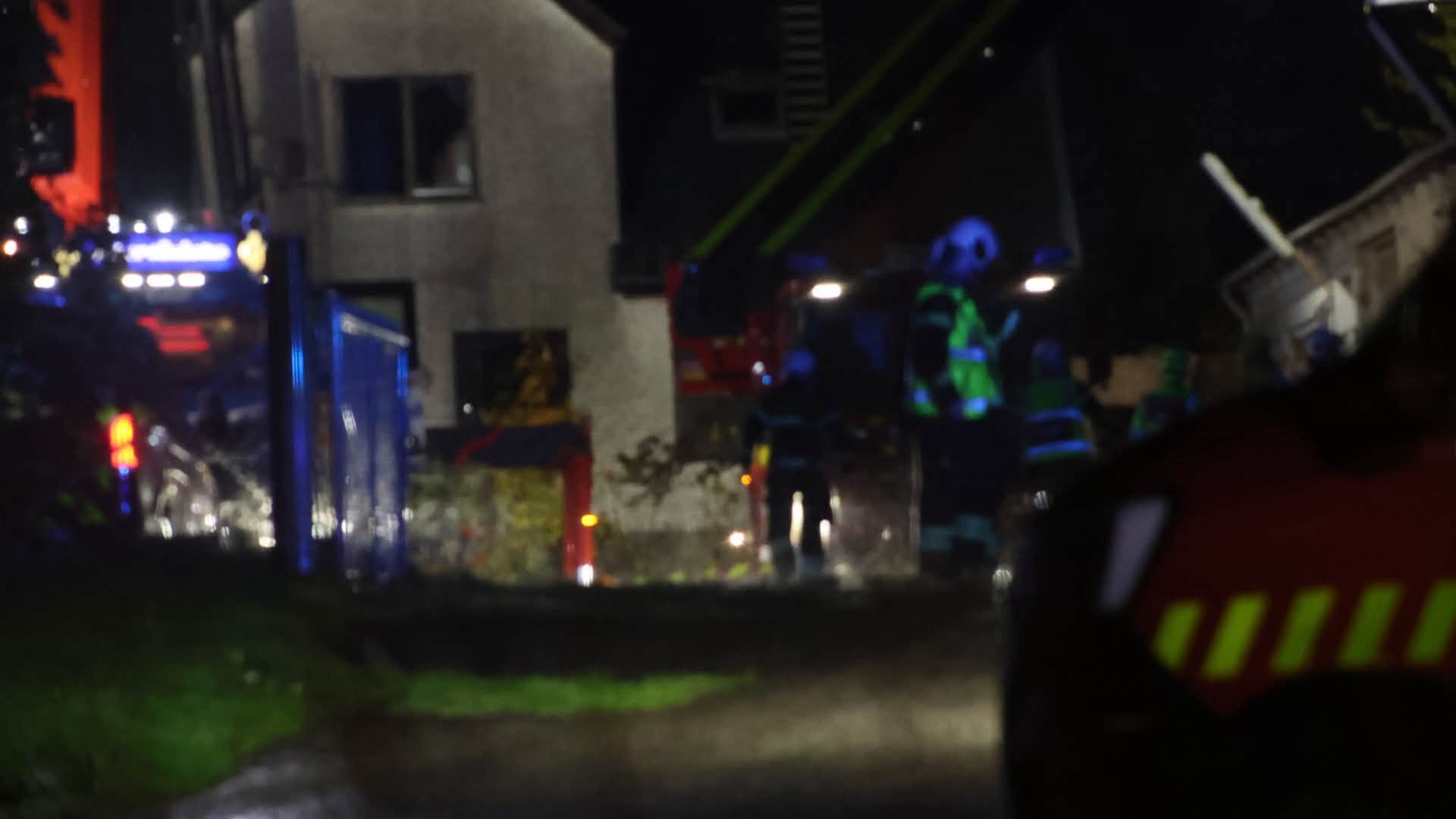 Bygningsbrand i et hus ved Vermundsvej i Kristrup